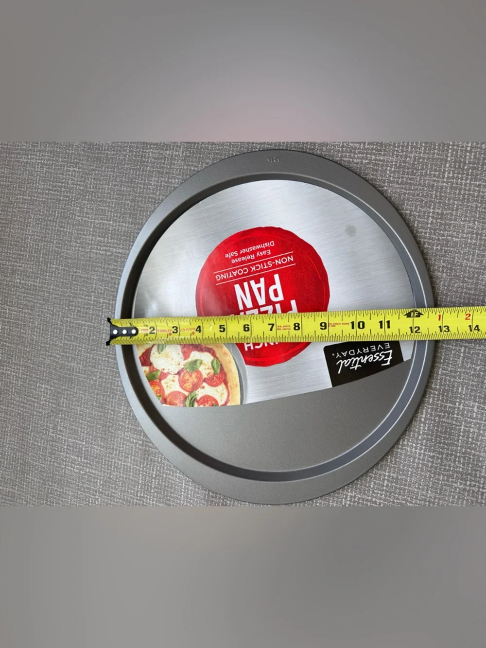Essential Everyday 12-Inch 14 inches with Rim Nonstick Pizza Pan New